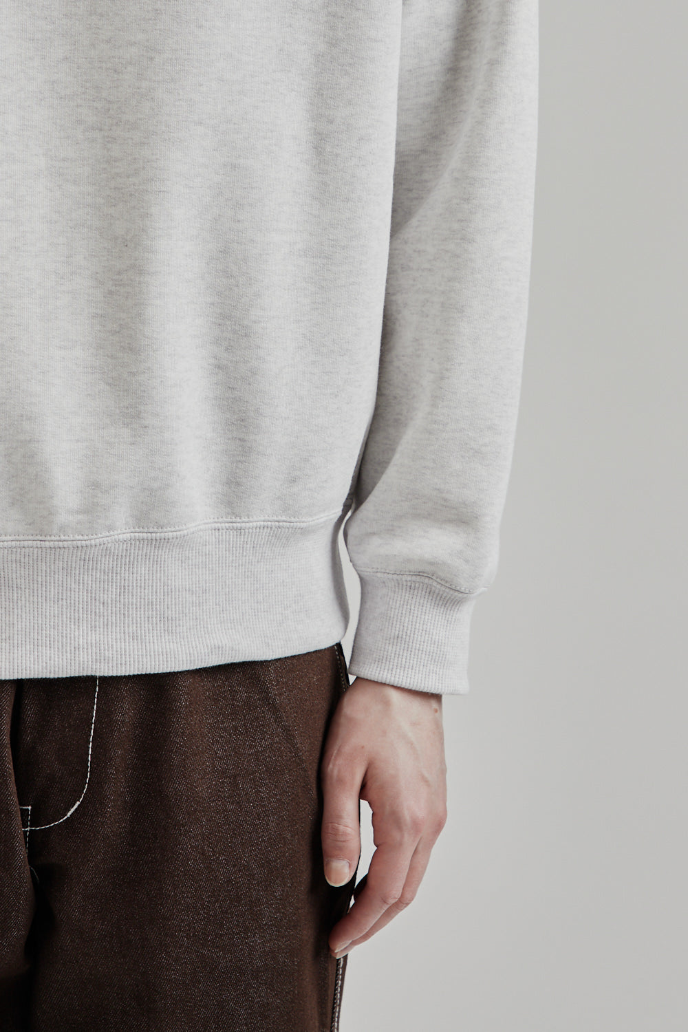Jackman SS25 MZ Sweat Crewneck Ash 8