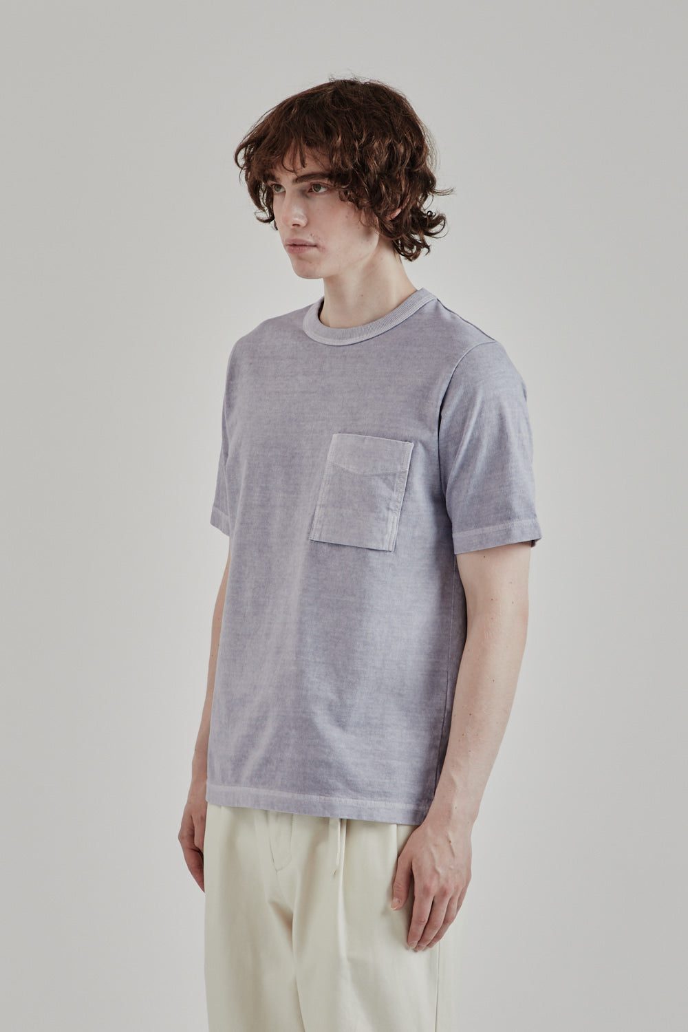 Jackman SS25 Pocket Tshirt Fade Lilac 3