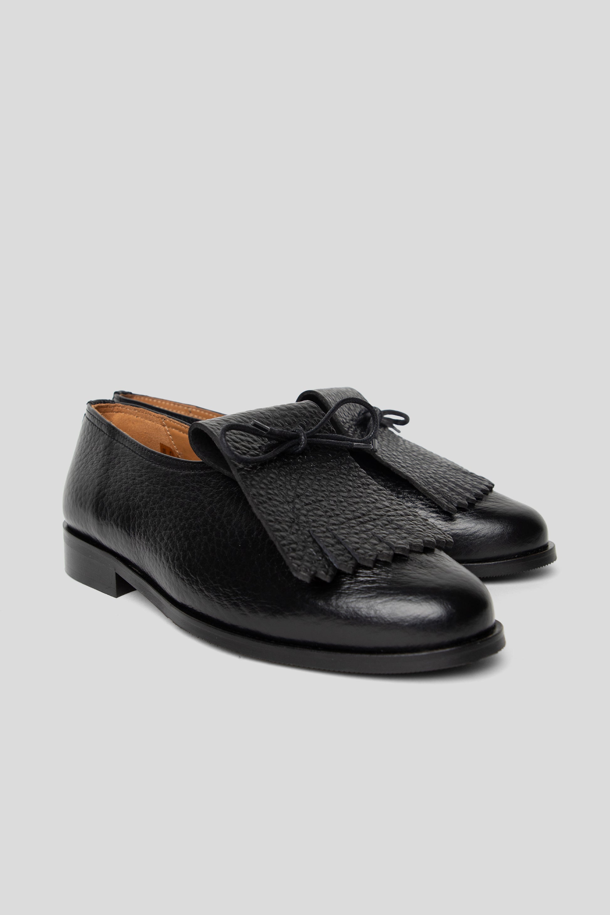 Jacques Soloviere FW25 Matt Kilt Shoe Black 3