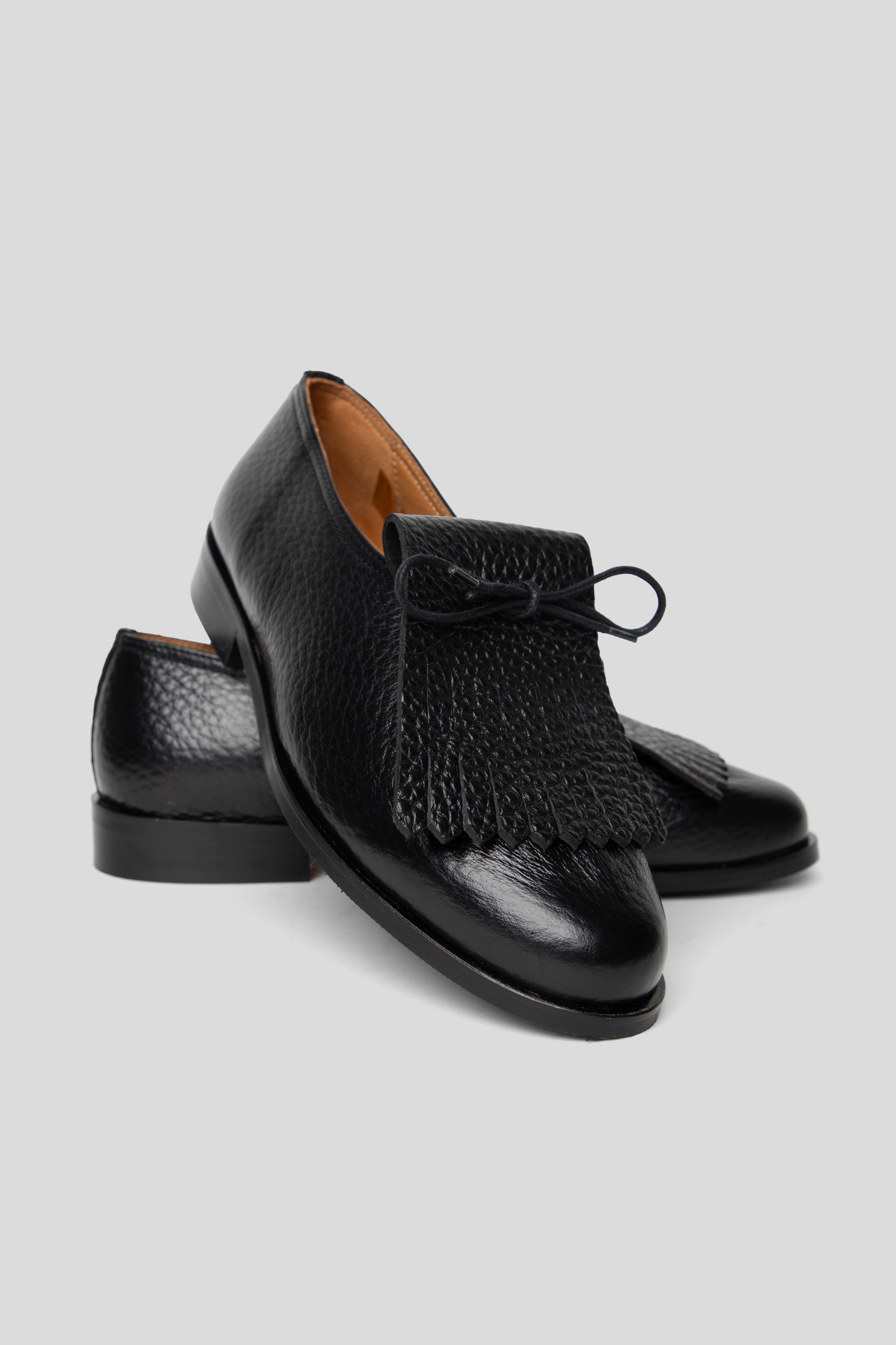 Jacques Soloviere FW25 Matt Kilt Shoe Black 6