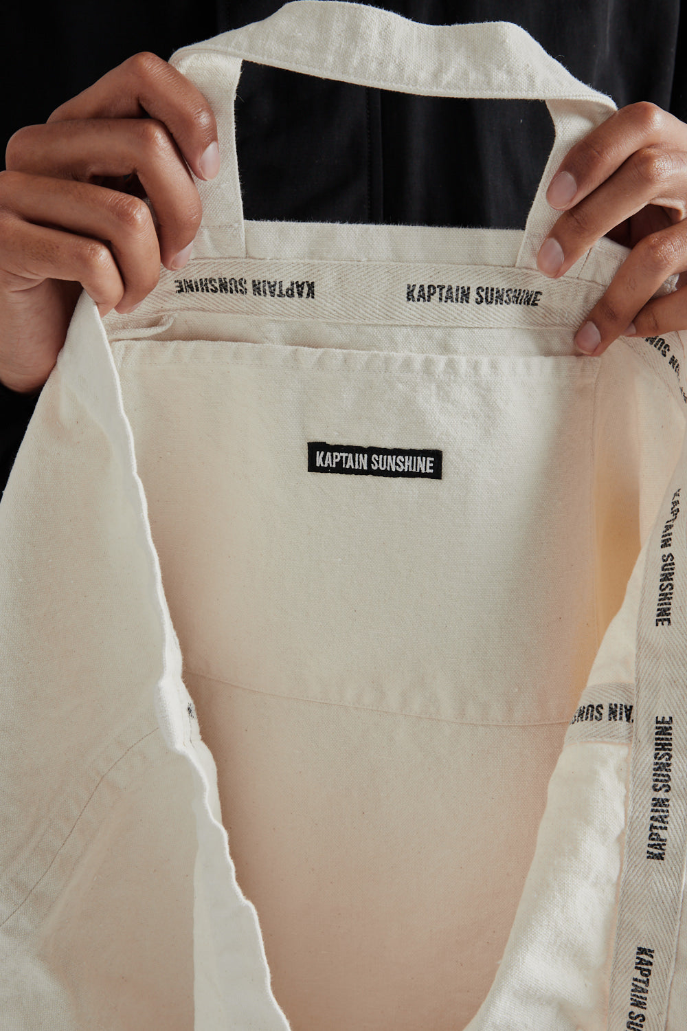 Kaptain Sunshine 2Way Tote Bag - White