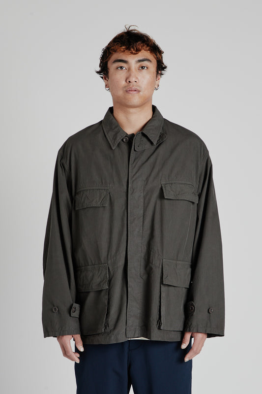 43 French Military Jacket - Ink Black - Wallace Mercantile Shop