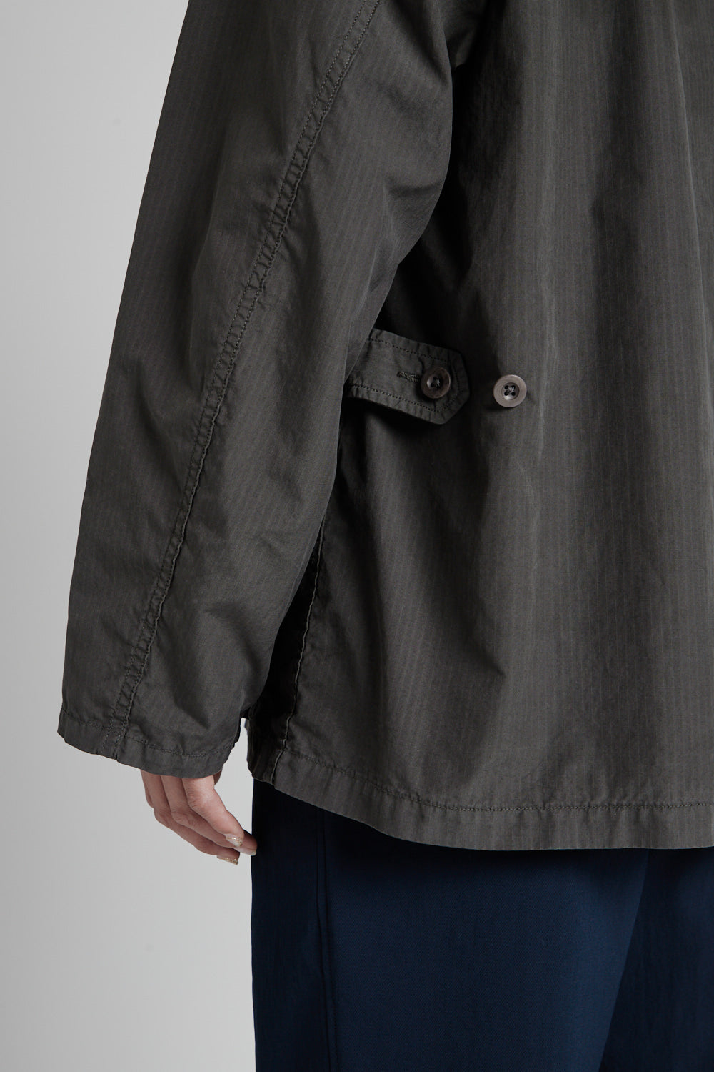43 French Military Jacket - Ink Black - Wallace Mercantile Shop
