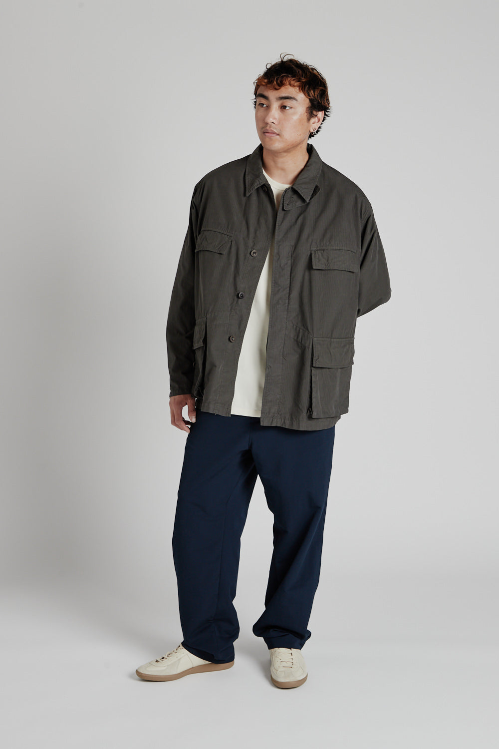 43 French Military Jacket - Ink Black - Wallace Mercantile Shop