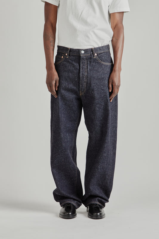 5P Straight Denim Pants - Indigo One Wash