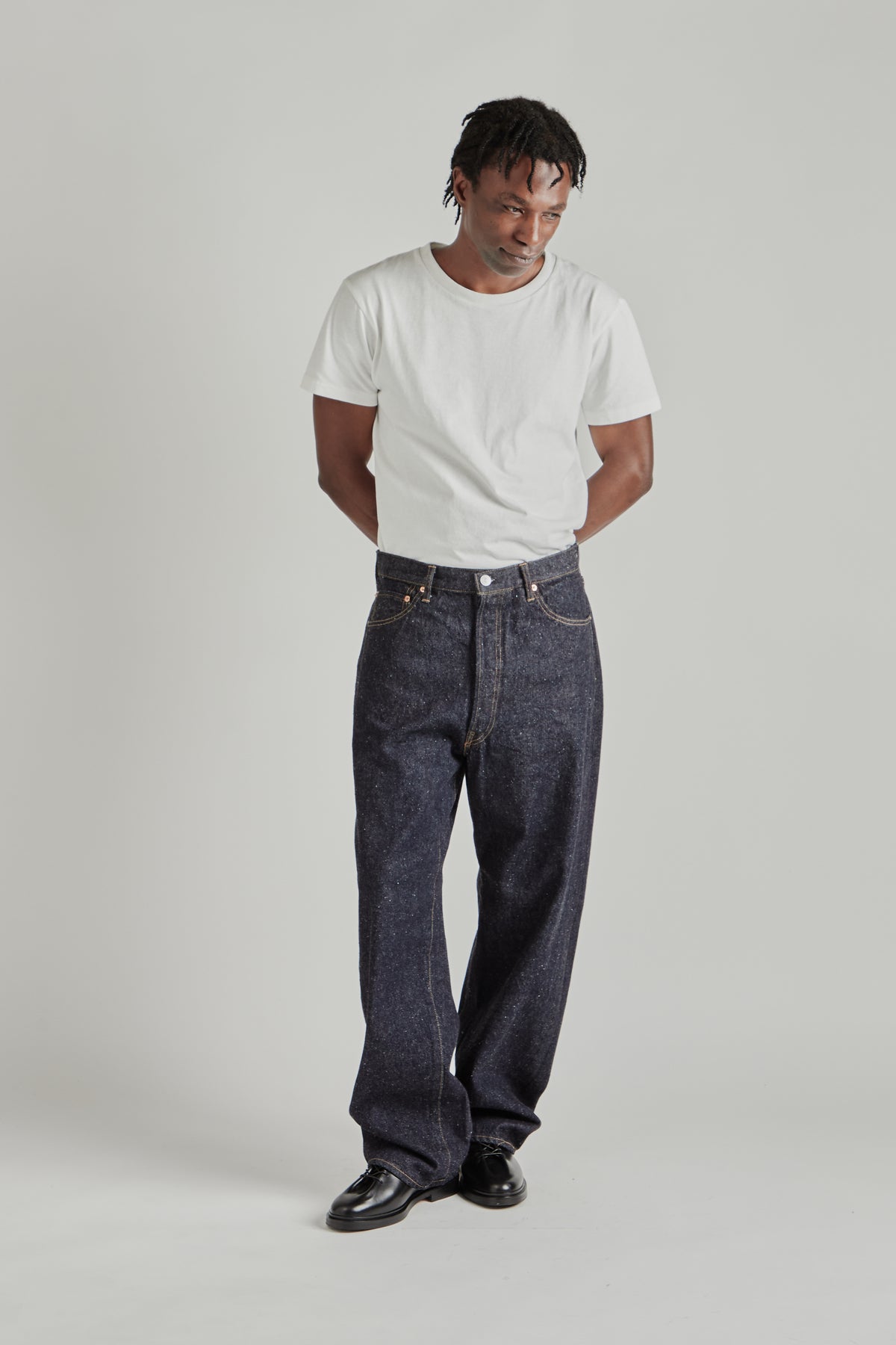 5P Straight Denim Pants - Indigo One Wash