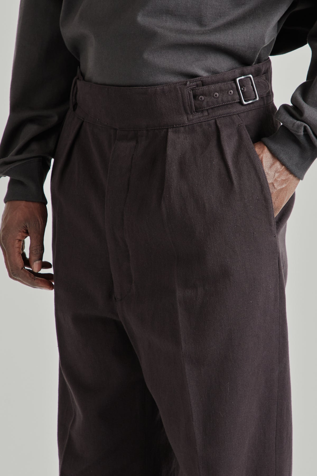 Kaptain Sunshine FW26 Cotton Drill Gurkha Pants0769