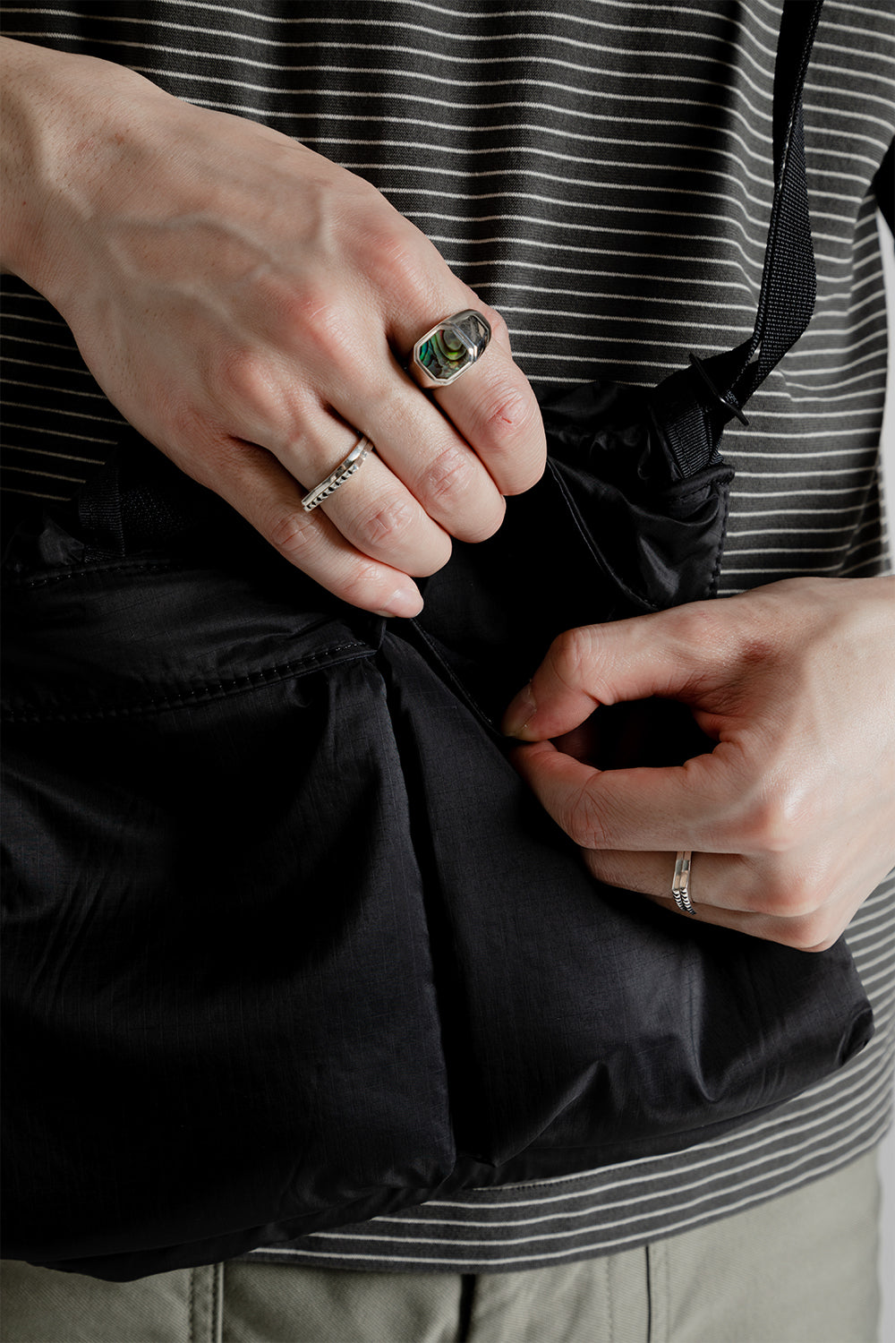 Kaptain Sunshine Small Flight Bag in Black.