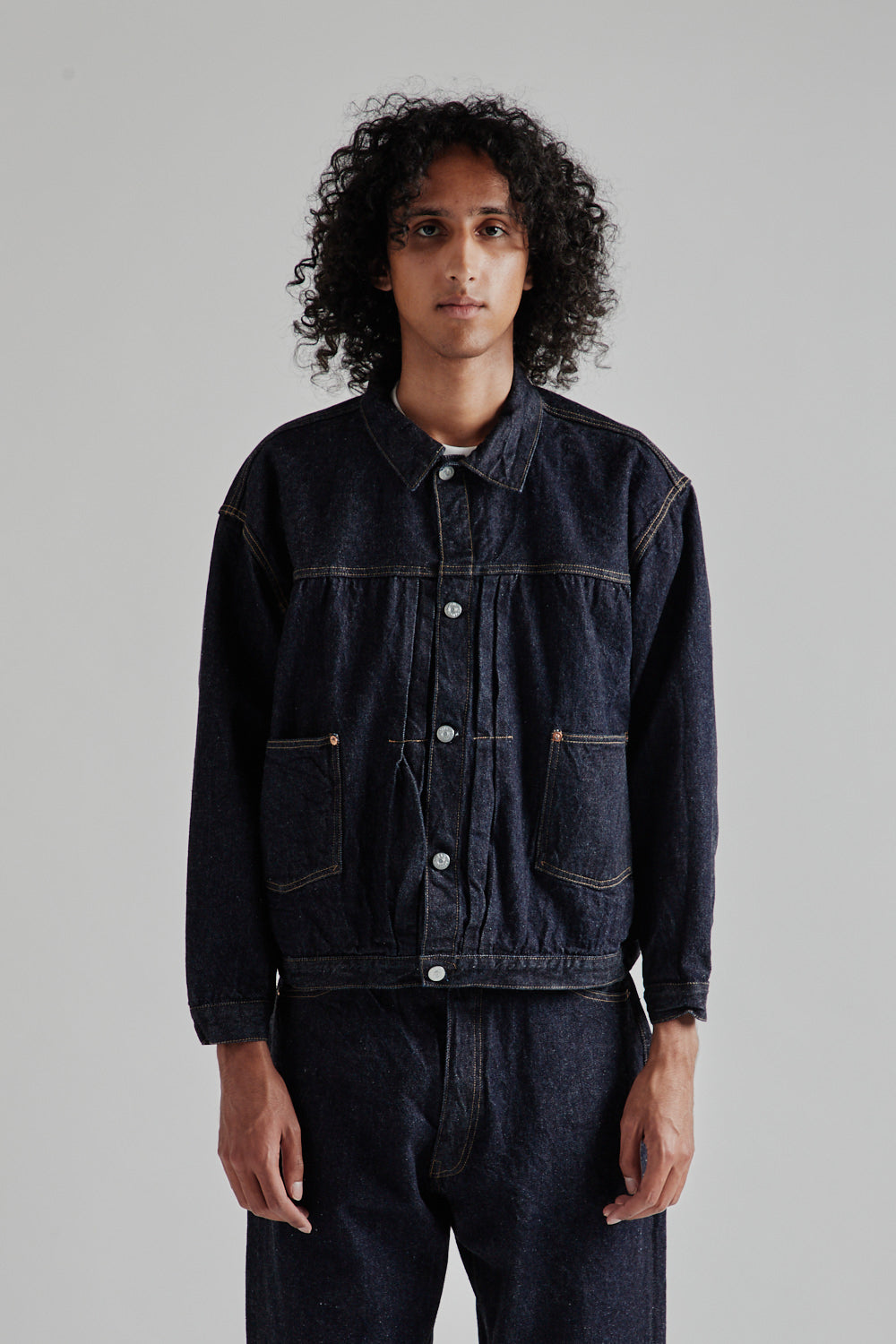 Denim Tracker 2P Jacket - Indigo One Wash