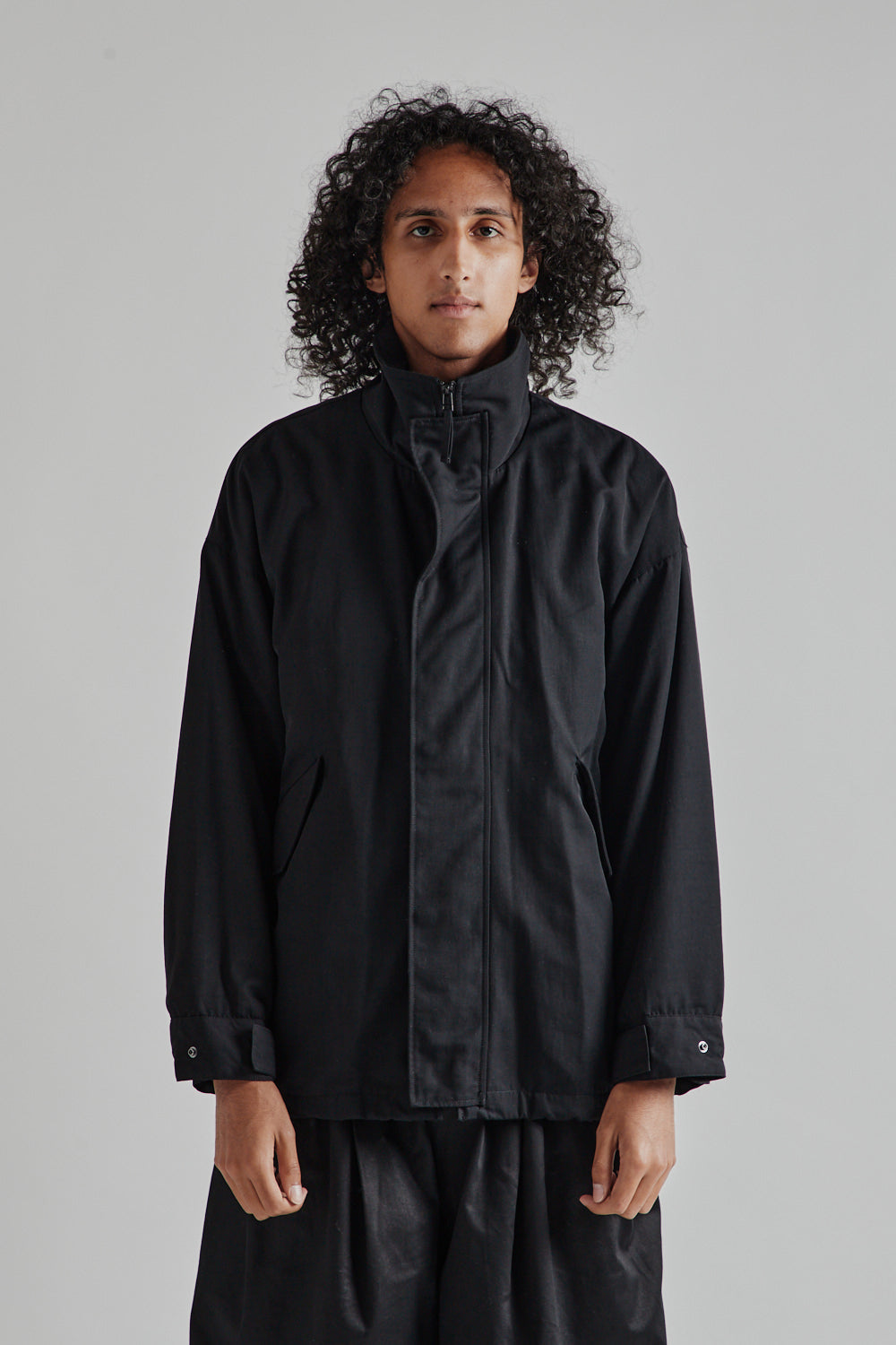Kaptain Sunshine Short Mil Coat - Black | Wallace Mercantile