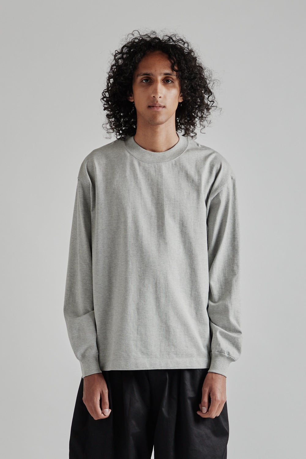 【人気ショップが最安値挑戦！】 Sunshine Kaptain Suvin Grey Feather Heavy Tee LS Tube Supima トップス