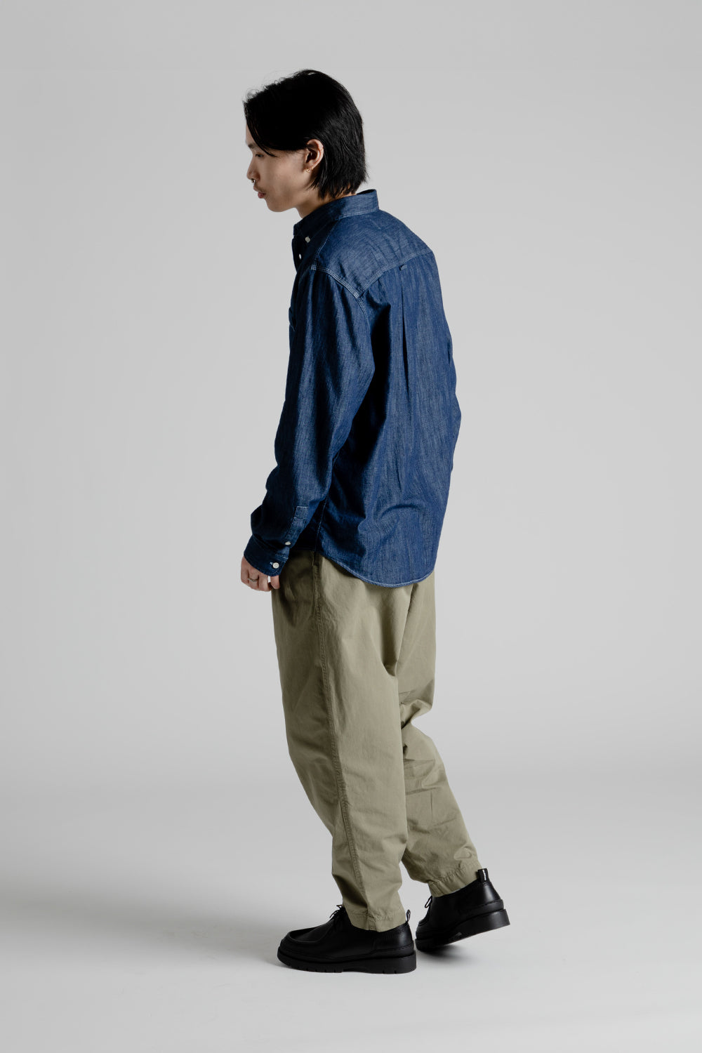 Kestin Rauburn Button Down Shirt in Denim.