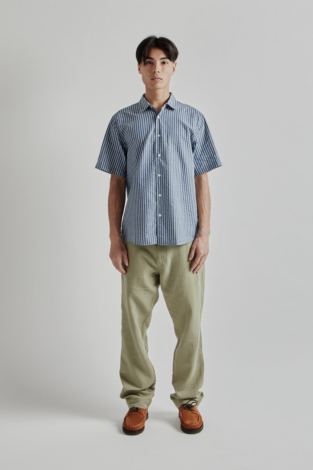 Kestin SS25 Aberlady Shirt Blue White Stripe1