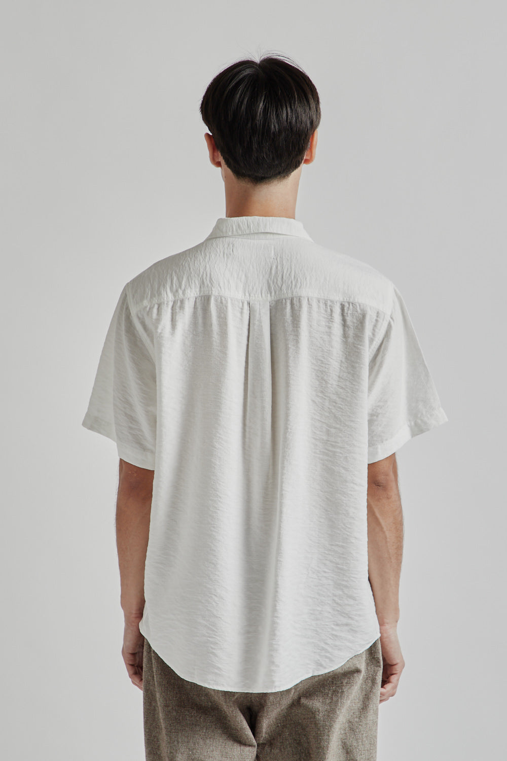 Kestin SS25 Aberlady Shirt White Linen Blend 05