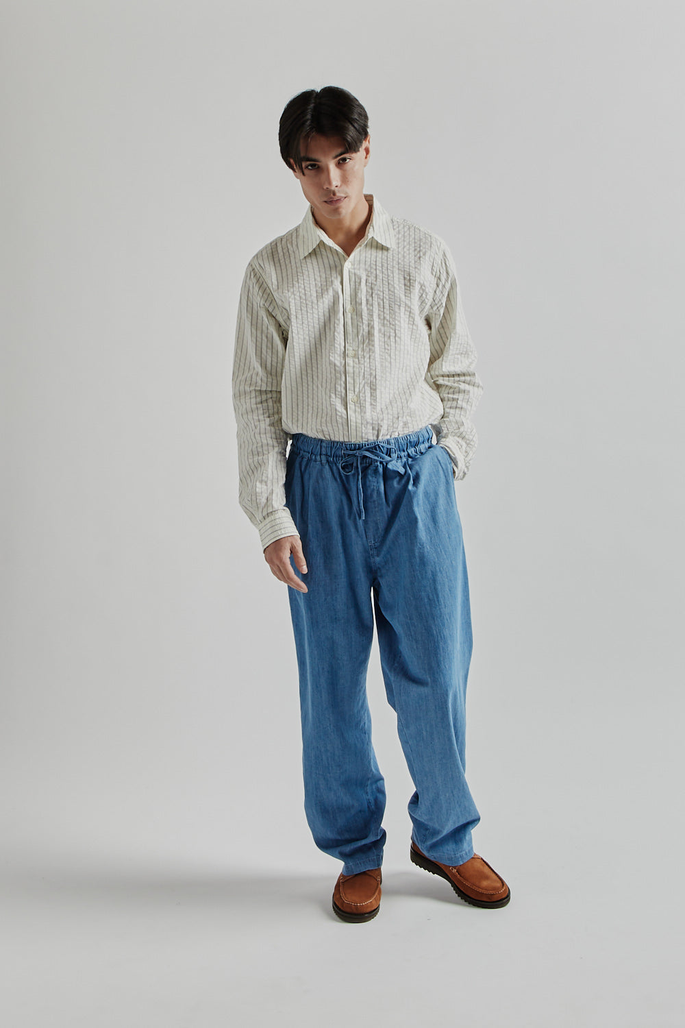 Kestin SS25 Doune Pant Light Washed Denim 012