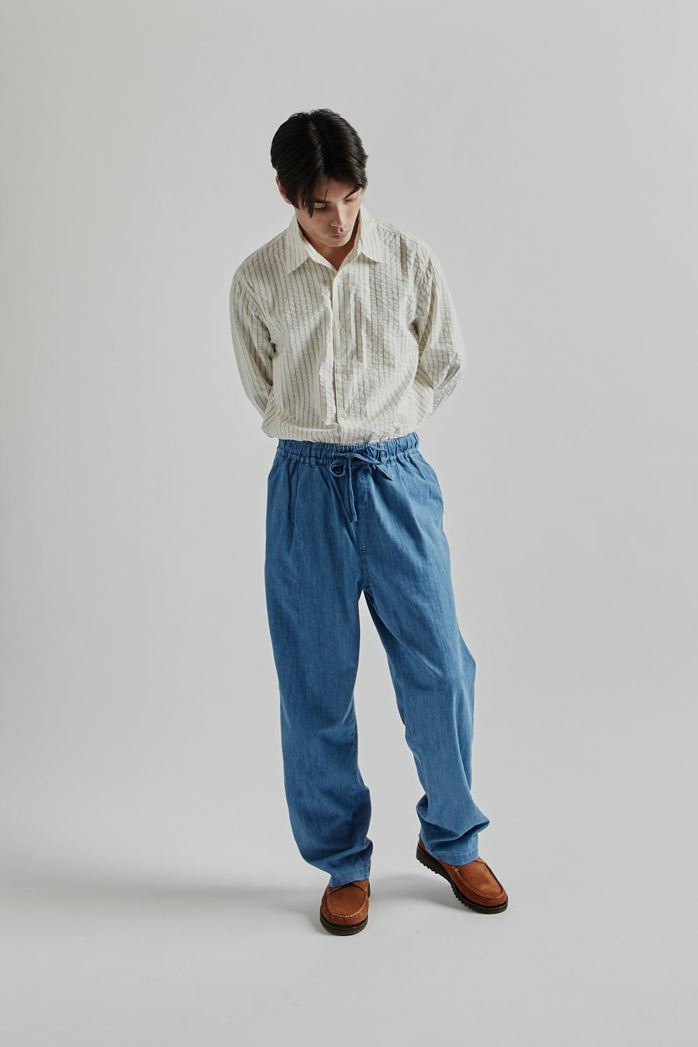 Kestin SS25 Doune Pant Light Washed Denim 013