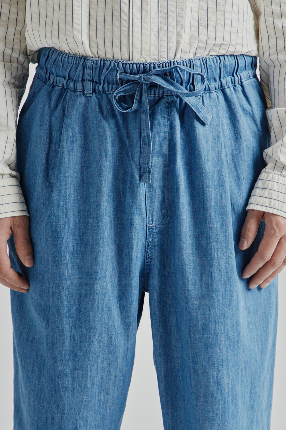 Kestin SS25 Doune Pant Light Washed Denim 09