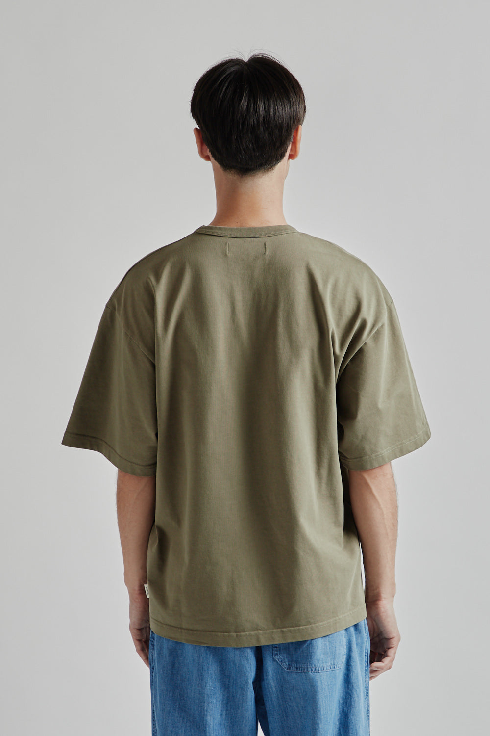 Kestin SS25 Fly tee Dark Olive Heavy Weight Jersey 05