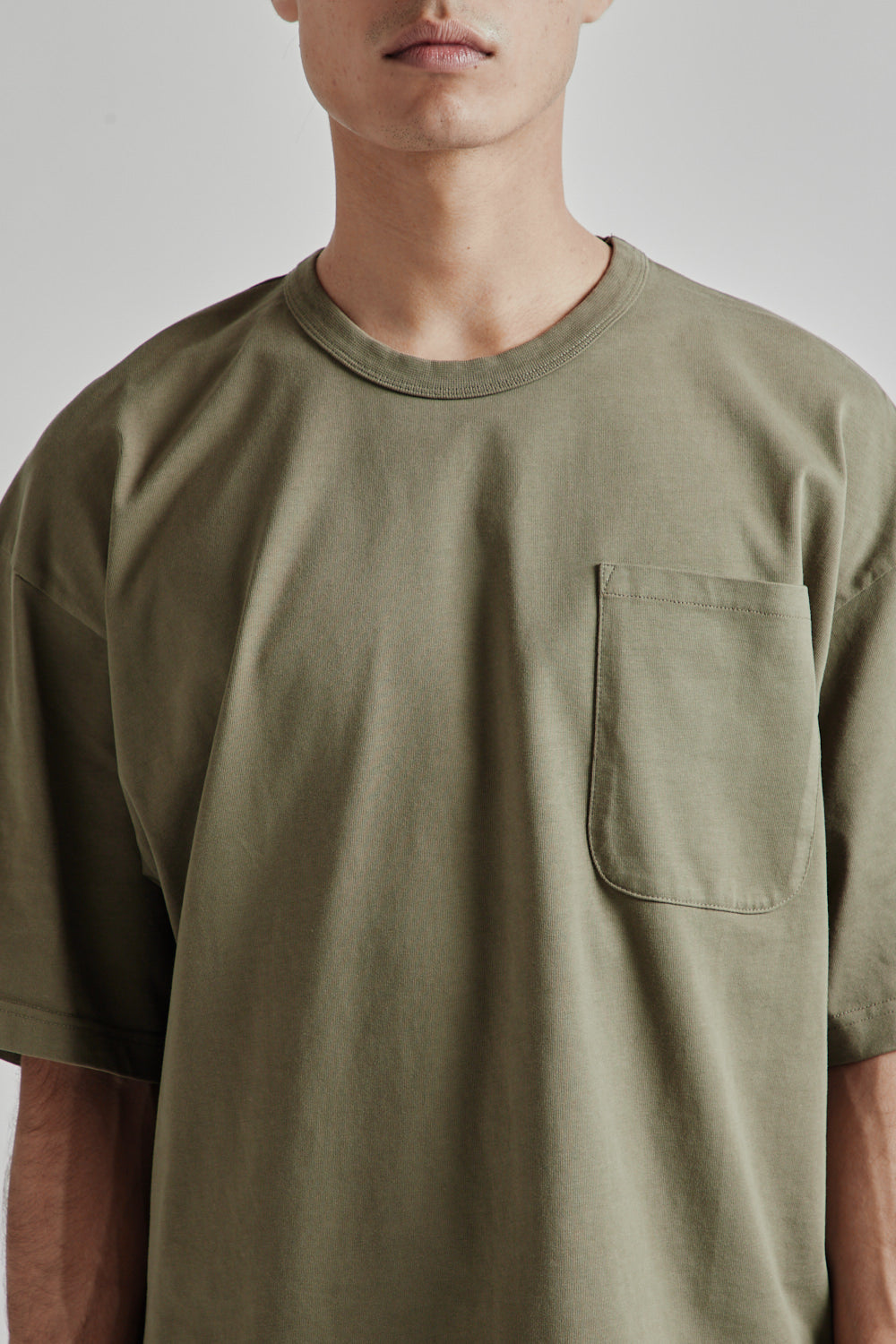 Kestin SS25 Fly tee Dark Olive Heavy Weight Jersey 06