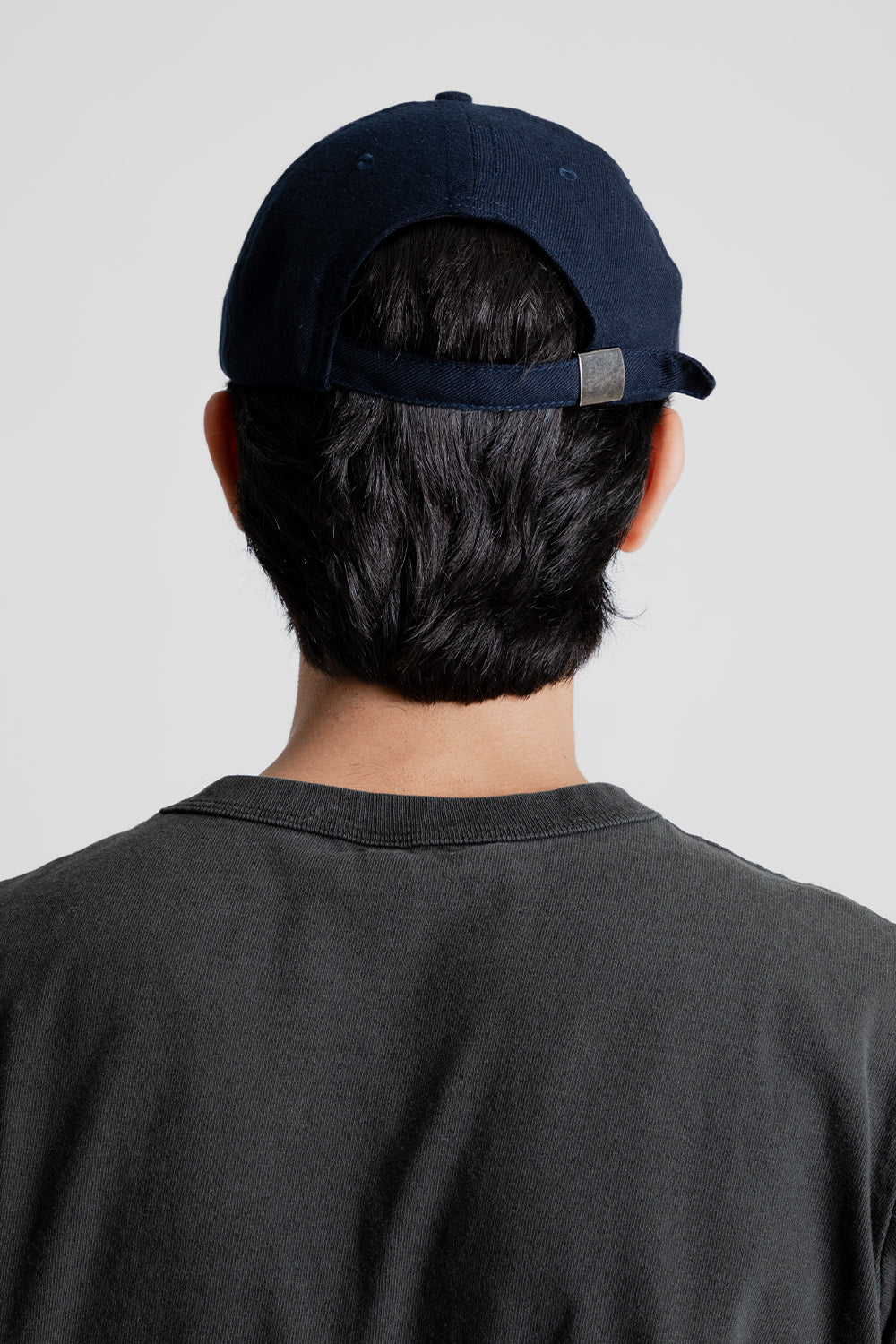 6 Panel Cap - Navy/Charcoal - Wallace Mercantile Shop