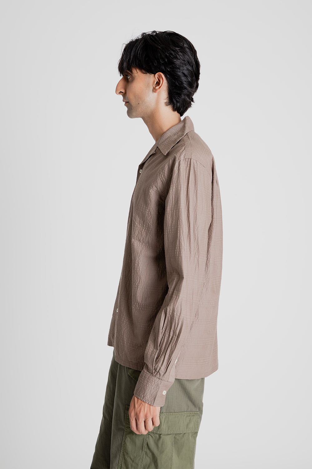 Camp Collar Shirt - Mocha - Wallace Mercantile Shop