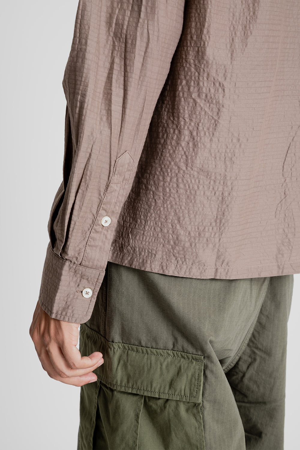 Camp Collar Shirt - Mocha - Wallace Mercantile Shop