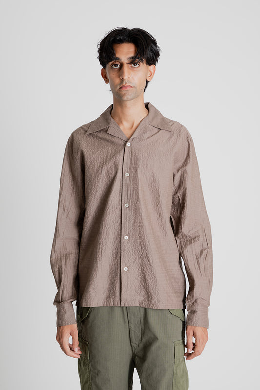 Camp Collar Shirt - Mocha - Wallace Mercantile Shop