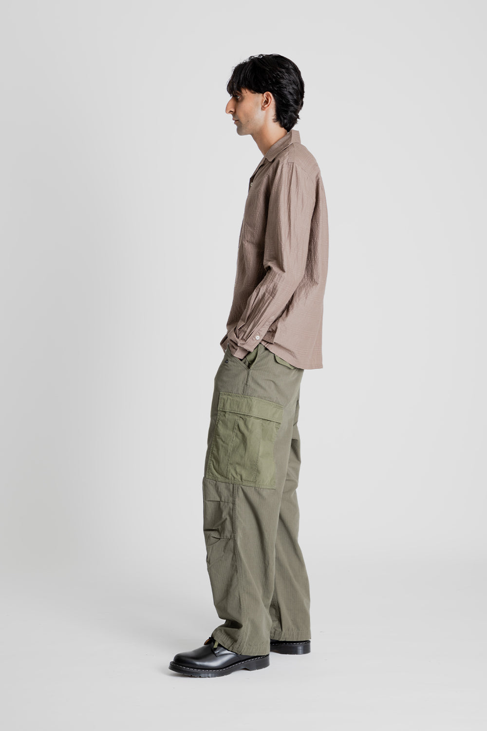 Camp Collar Shirt - Mocha - Wallace Mercantile Shop