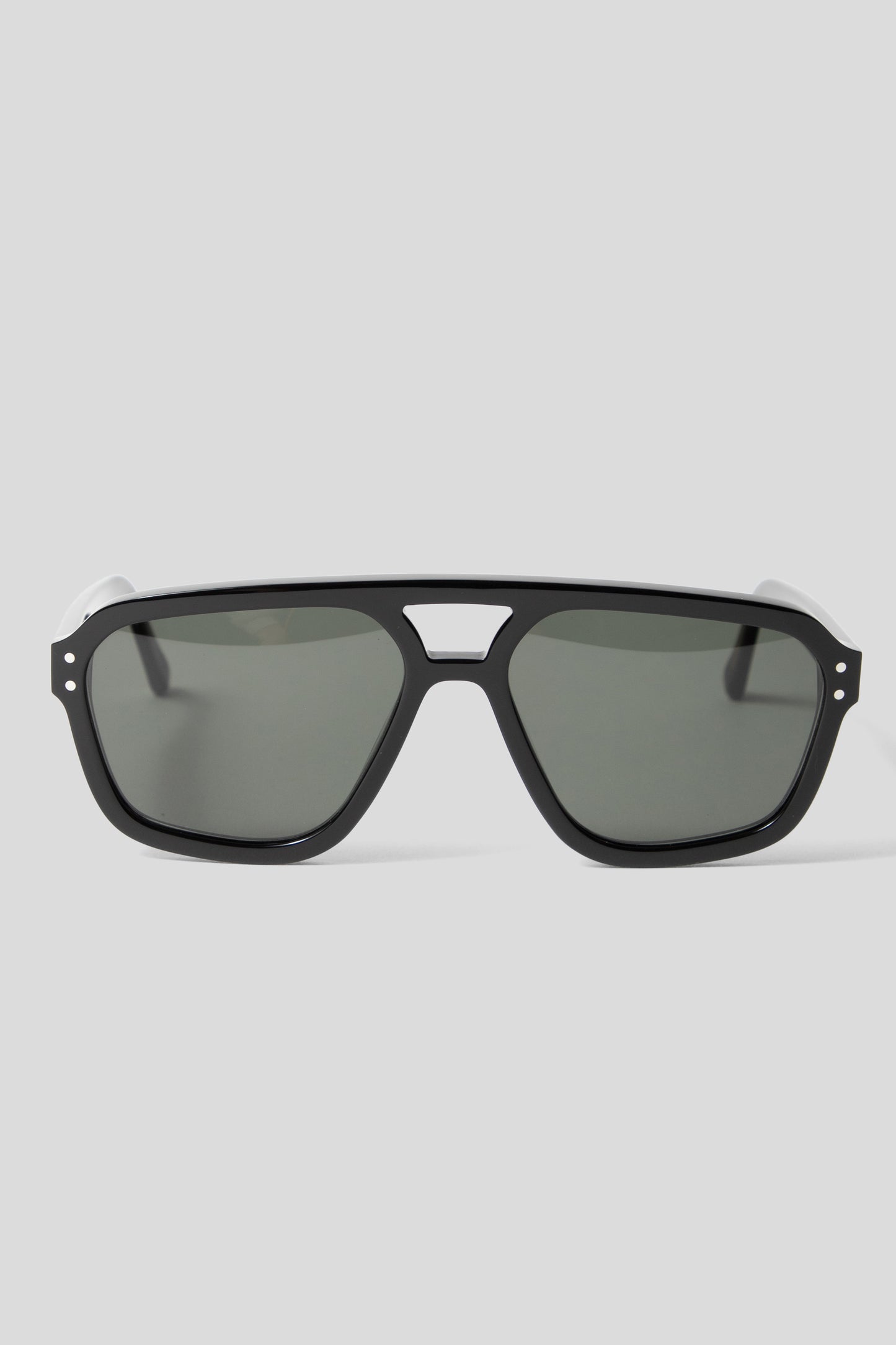 Jet - Black/Green Solid Lens