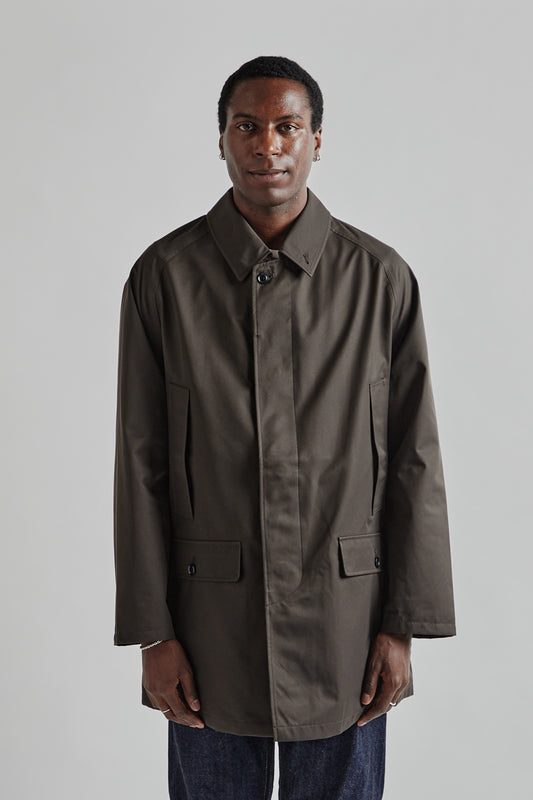 Namamica 2L Gore Tex Short Soutien Collar Coat Charcoal 02