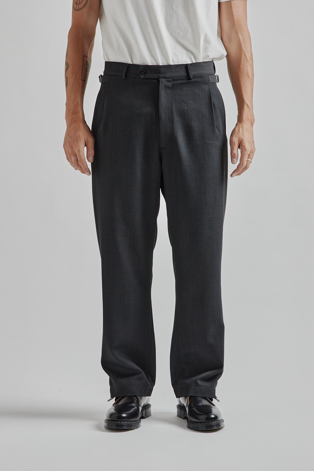 Nanamica Cavalry Twill Club Pants - Heather Gray | Wallace