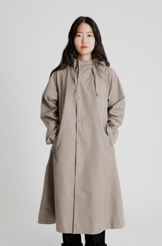 Nanamica 2L GORE-TEX Hooded Coat in Beige