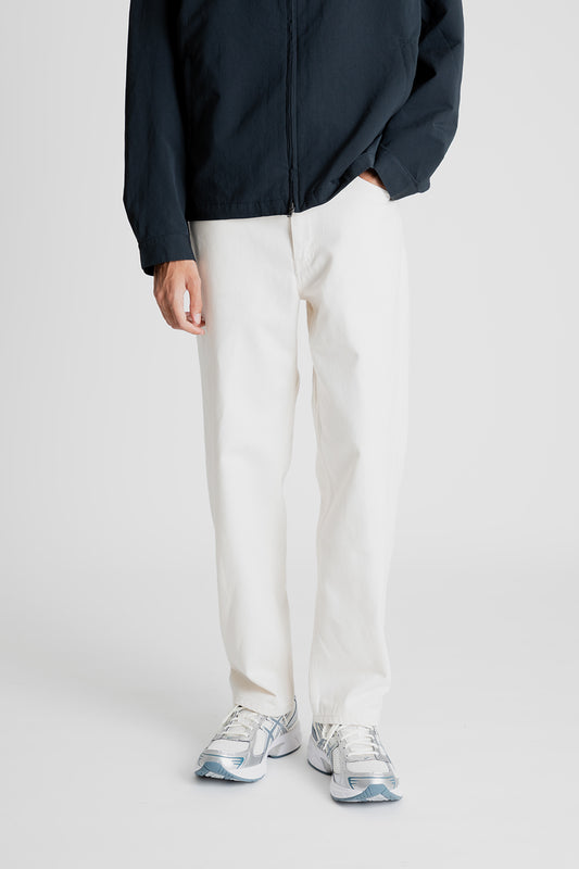 Nanamica 5 Pocket Straight Denim Pants in Natural