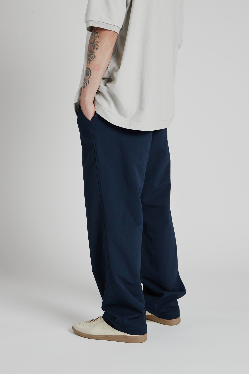 ALPHADRY Wide Easy Pants - Navy - Wallace Mercantile Shop