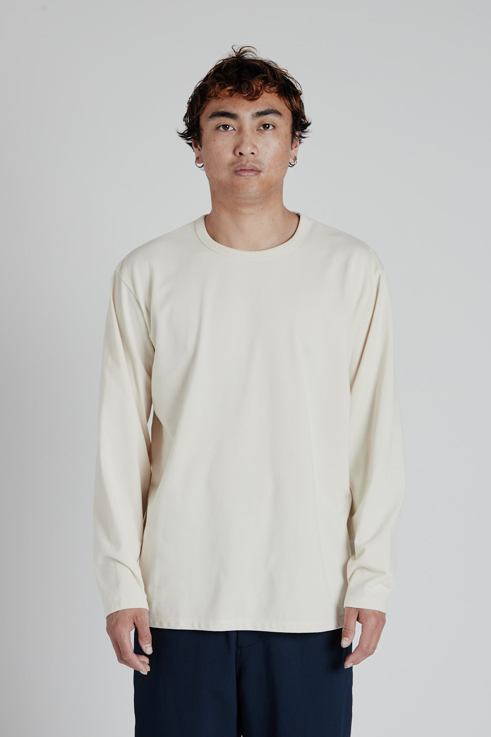 COOLMAX Jersey L/S Tee - Natural - Wallace Mercantile Shop