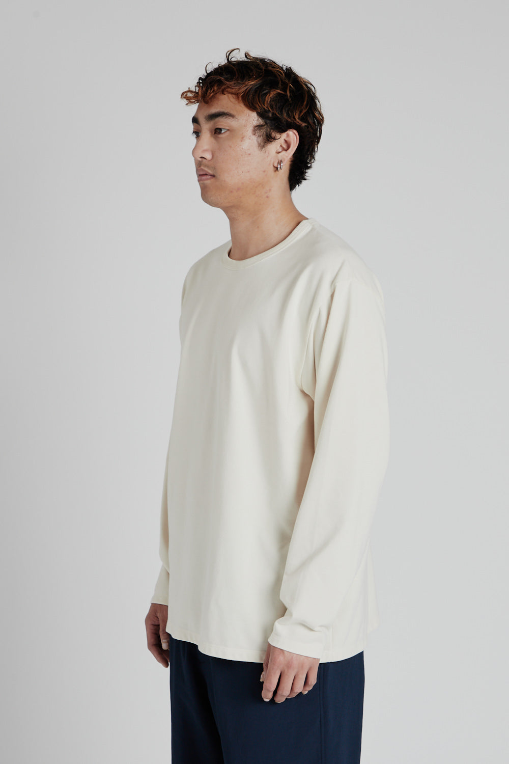 COOLMAX Jersey L/S Tee - Natural - Wallace Mercantile Shop