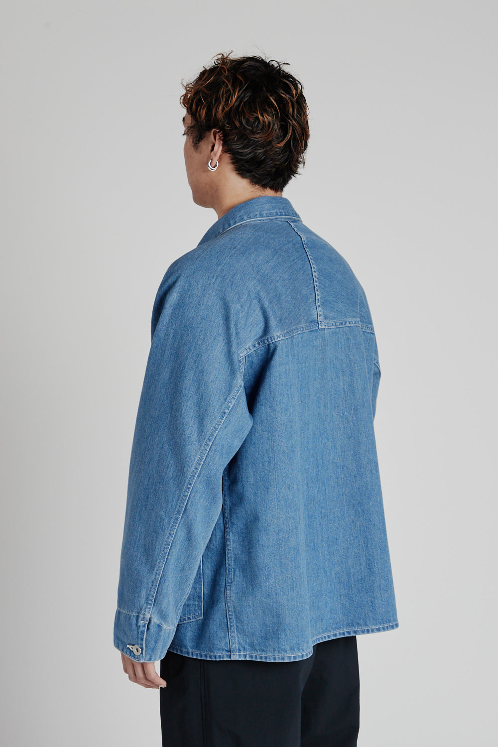 Denim Jacket - Indigo Bleach - Wallace Mercantile Shop