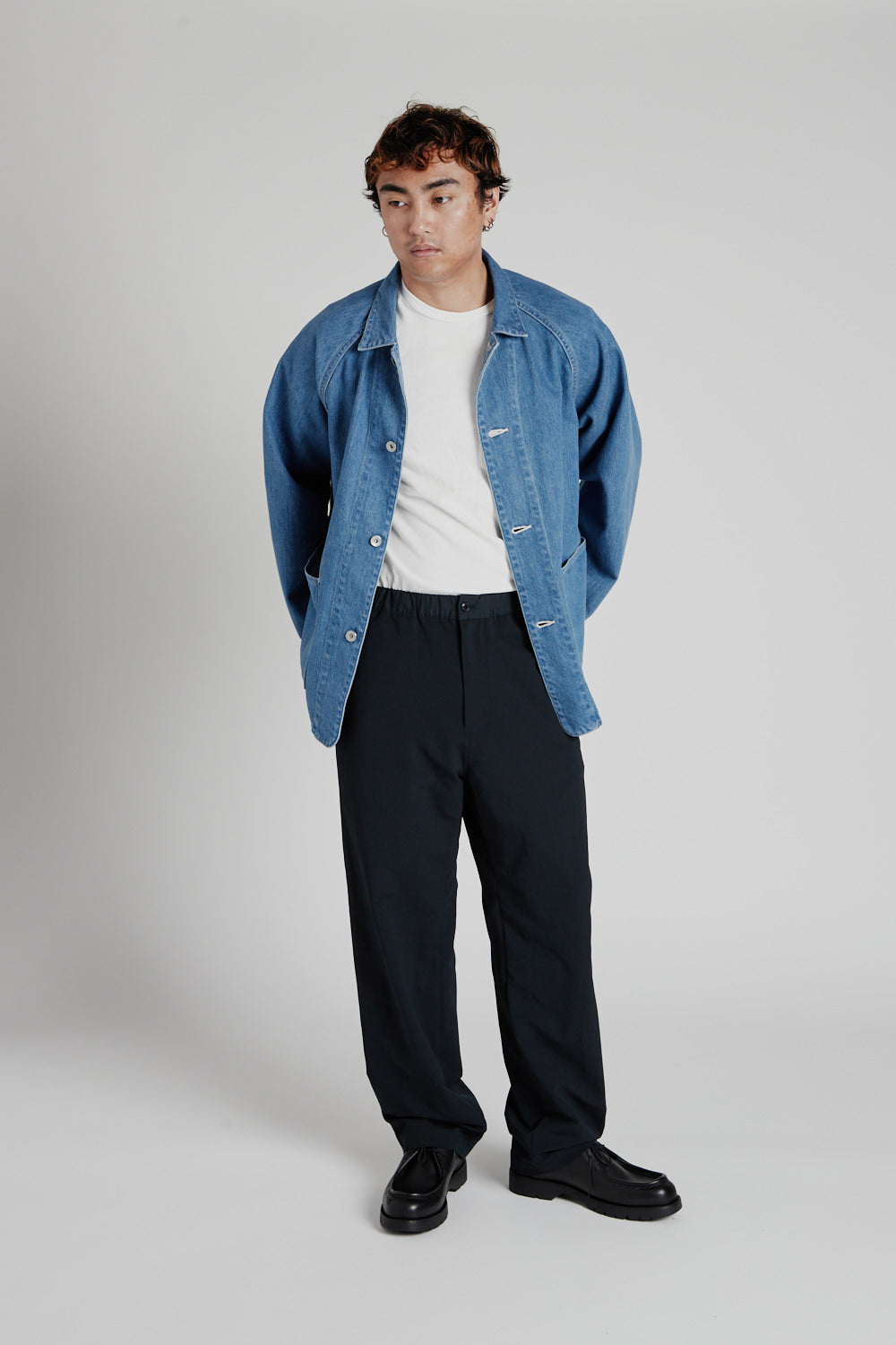 Denim Jacket - Indigo Bleach - Wallace Mercantile Shop