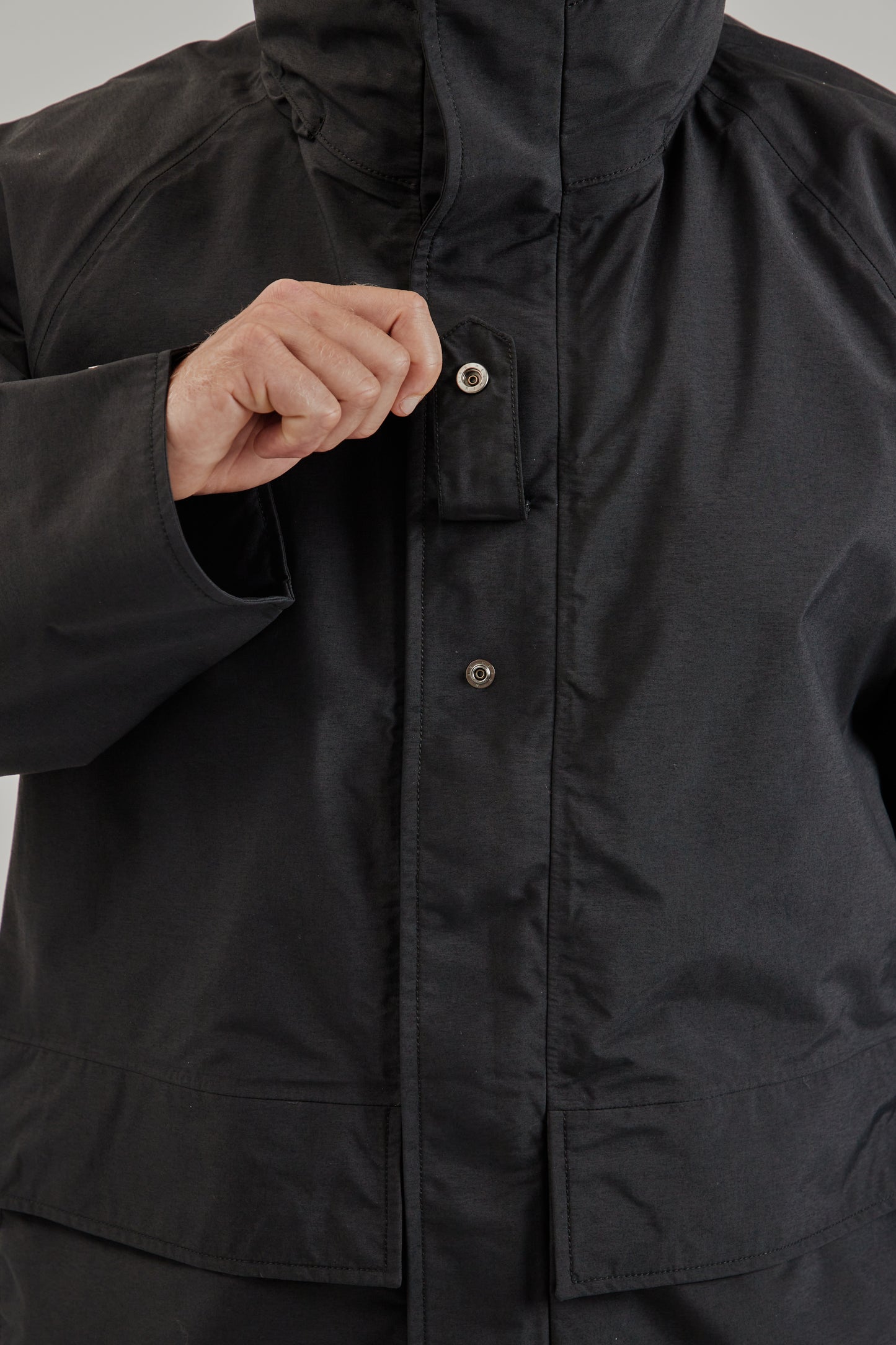 Nanamica FW25 2L Nylon Gore-Tex Cruiser Coat Black 11