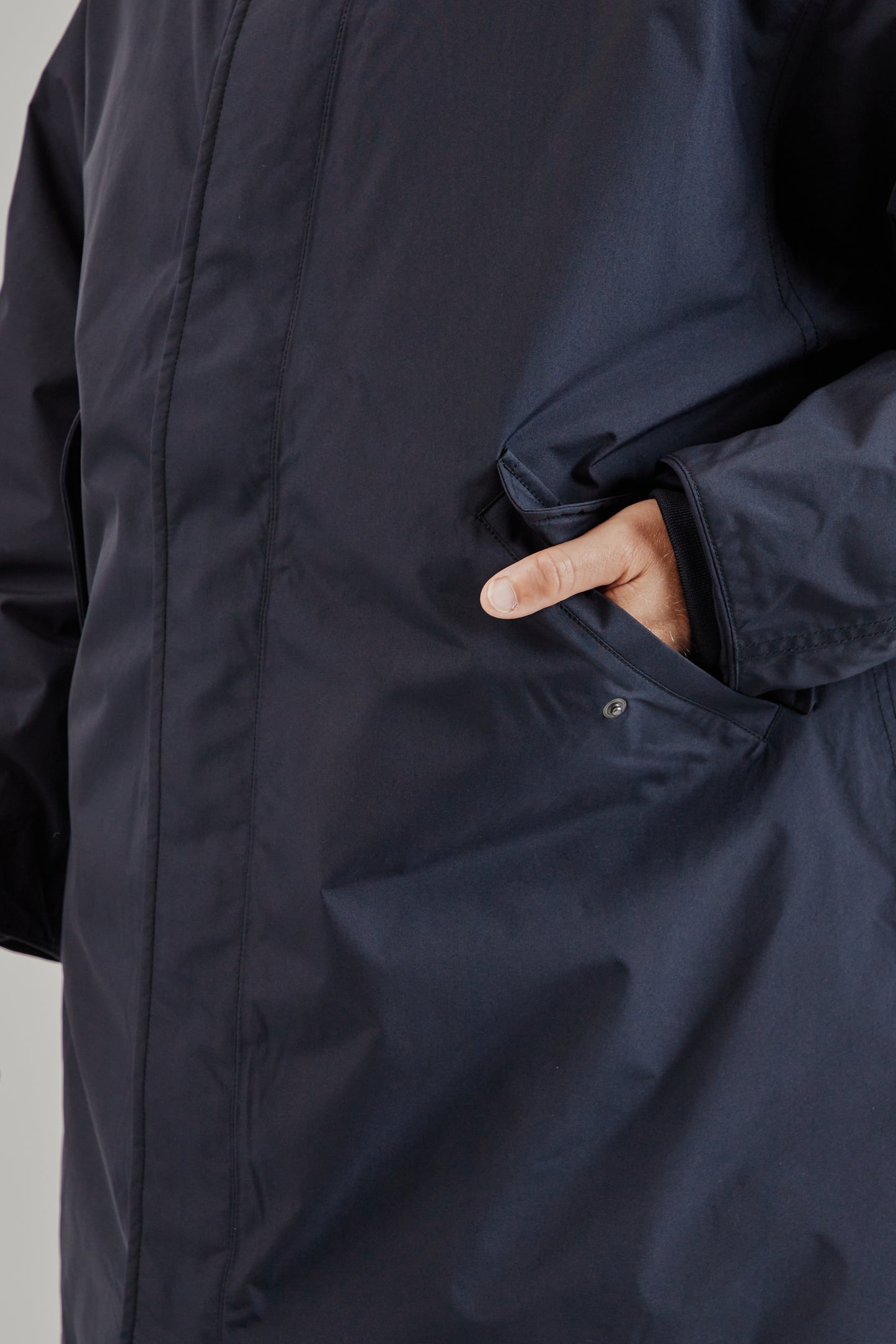 Nanamica FW25 Gore-Tex Long Down Coat Navy 12