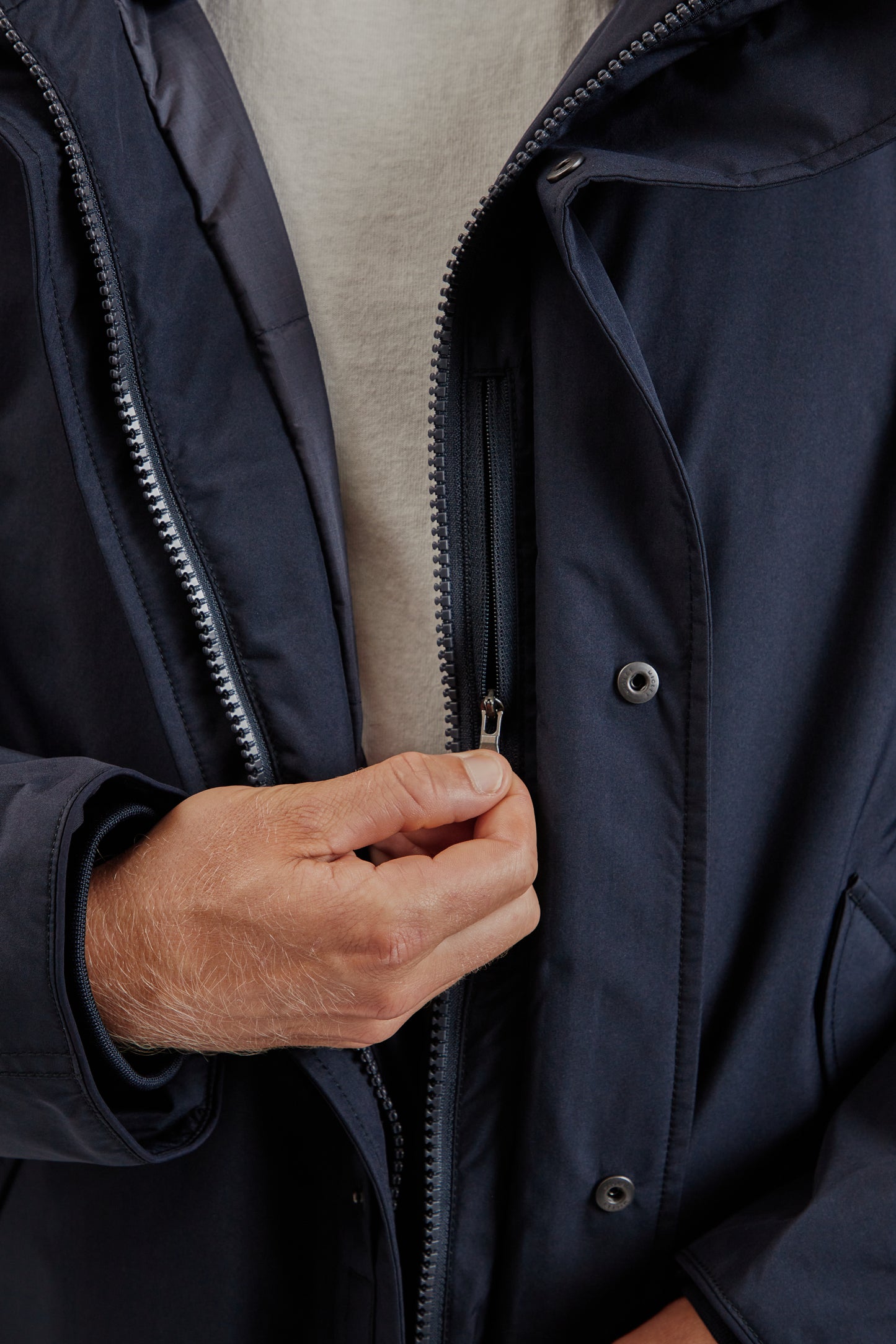 Nanamica FW25 Gore-Tex Long Down Coat Navy 15