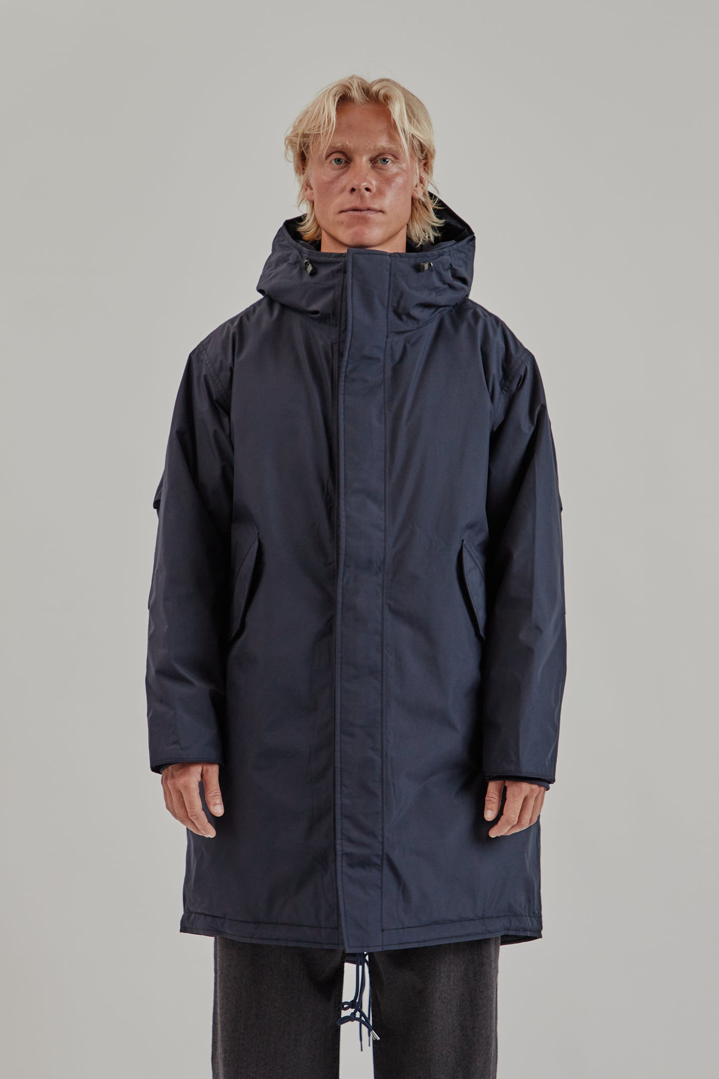 Nanamica FW25 Gore-Tex Long Down Coat Navy 2