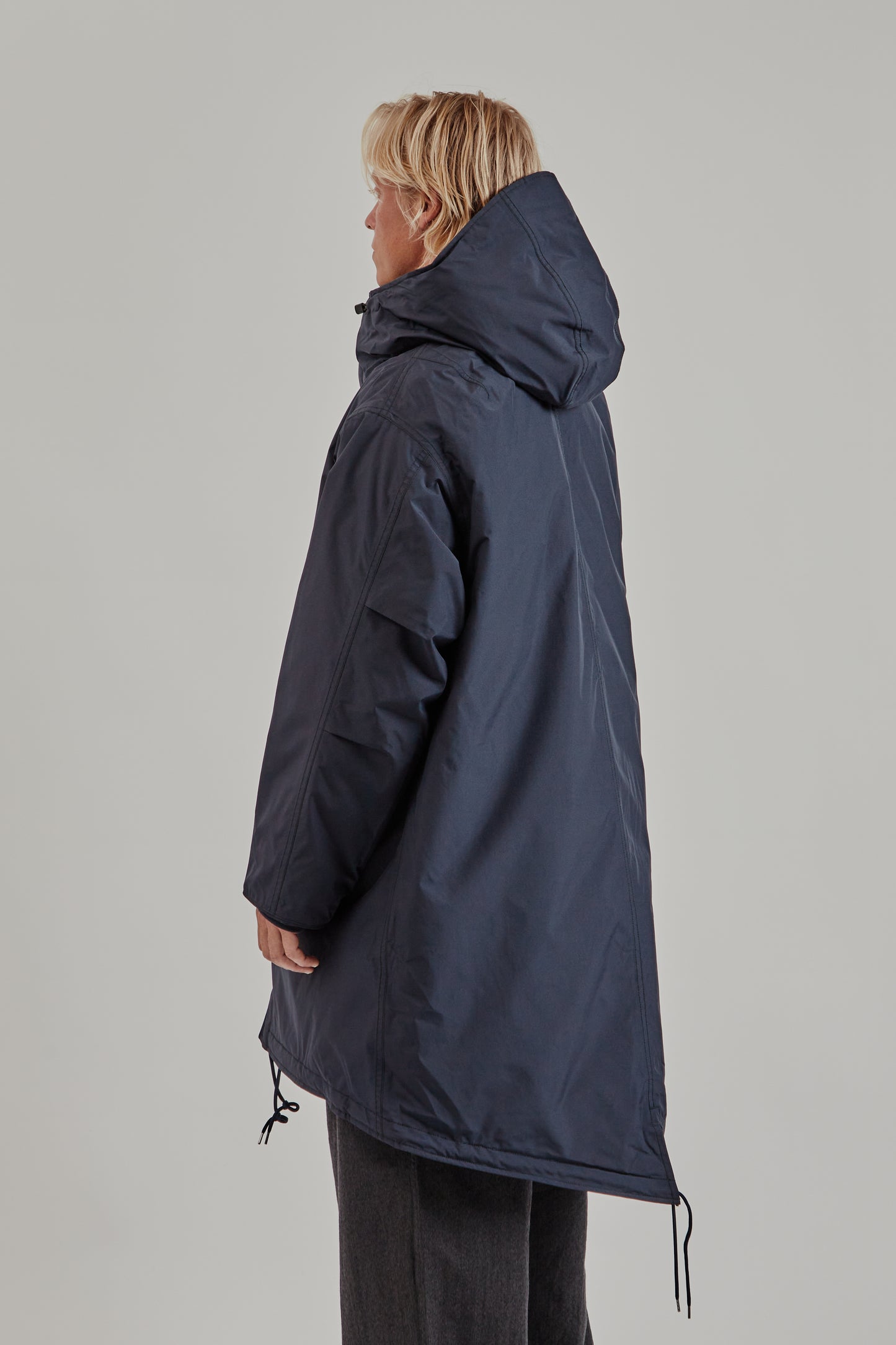 Nanamica FW25 Gore-Tex Long Down Coat Navy 4
