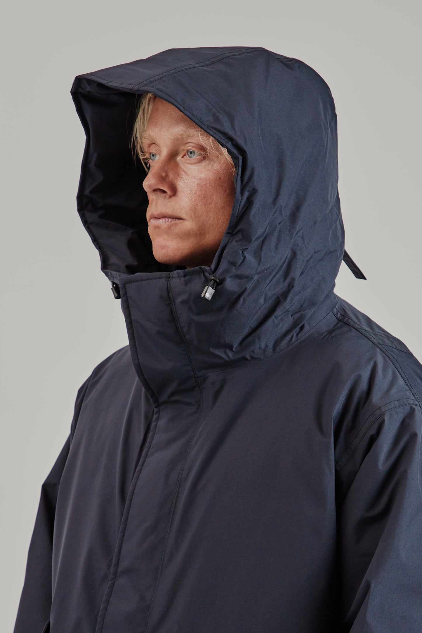 Nanamica FW25 Gore-Tex Long Down Coat Navy 9