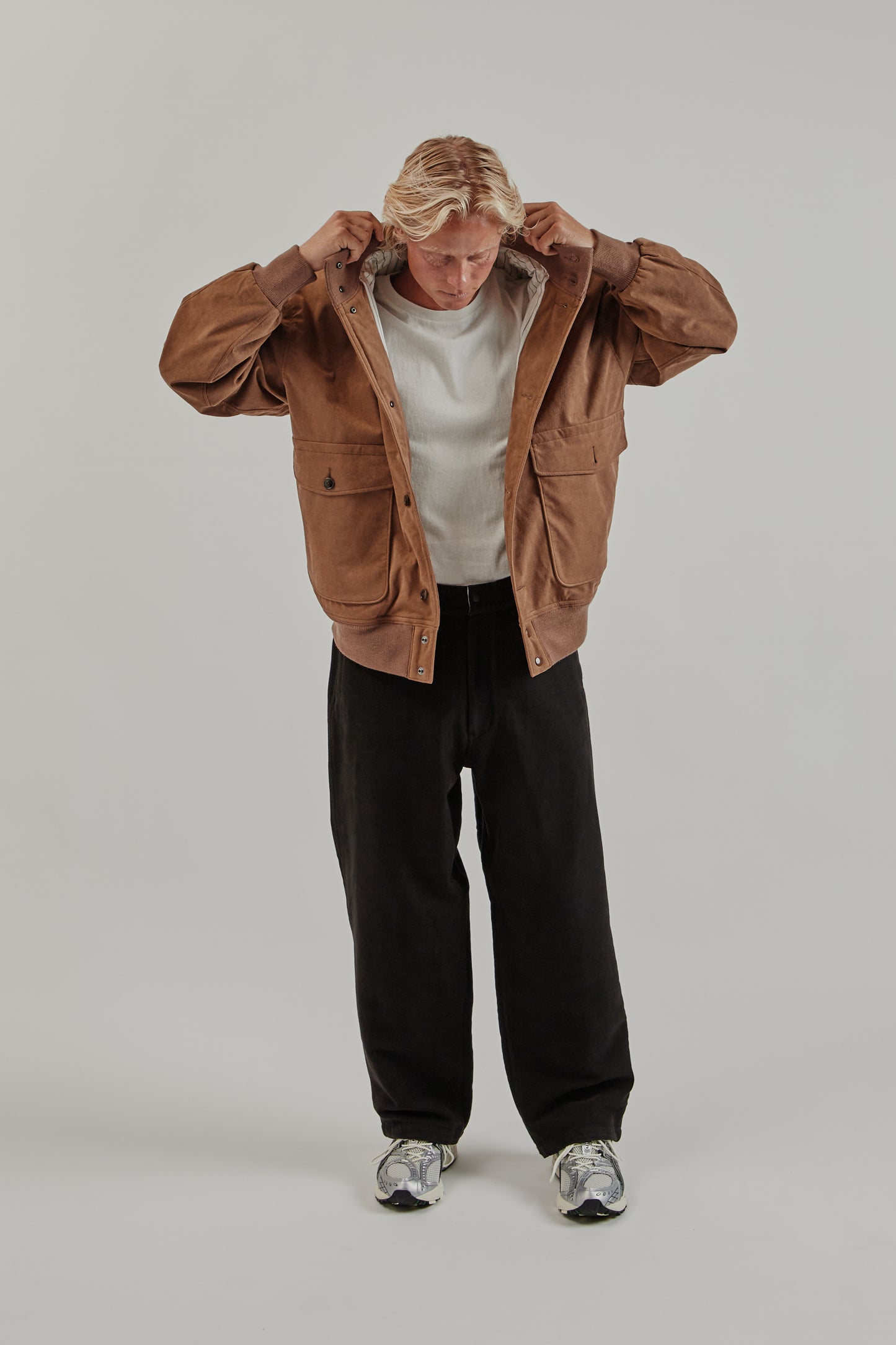 Nanamica FW25 Insulation Crew Jacket Beige 13