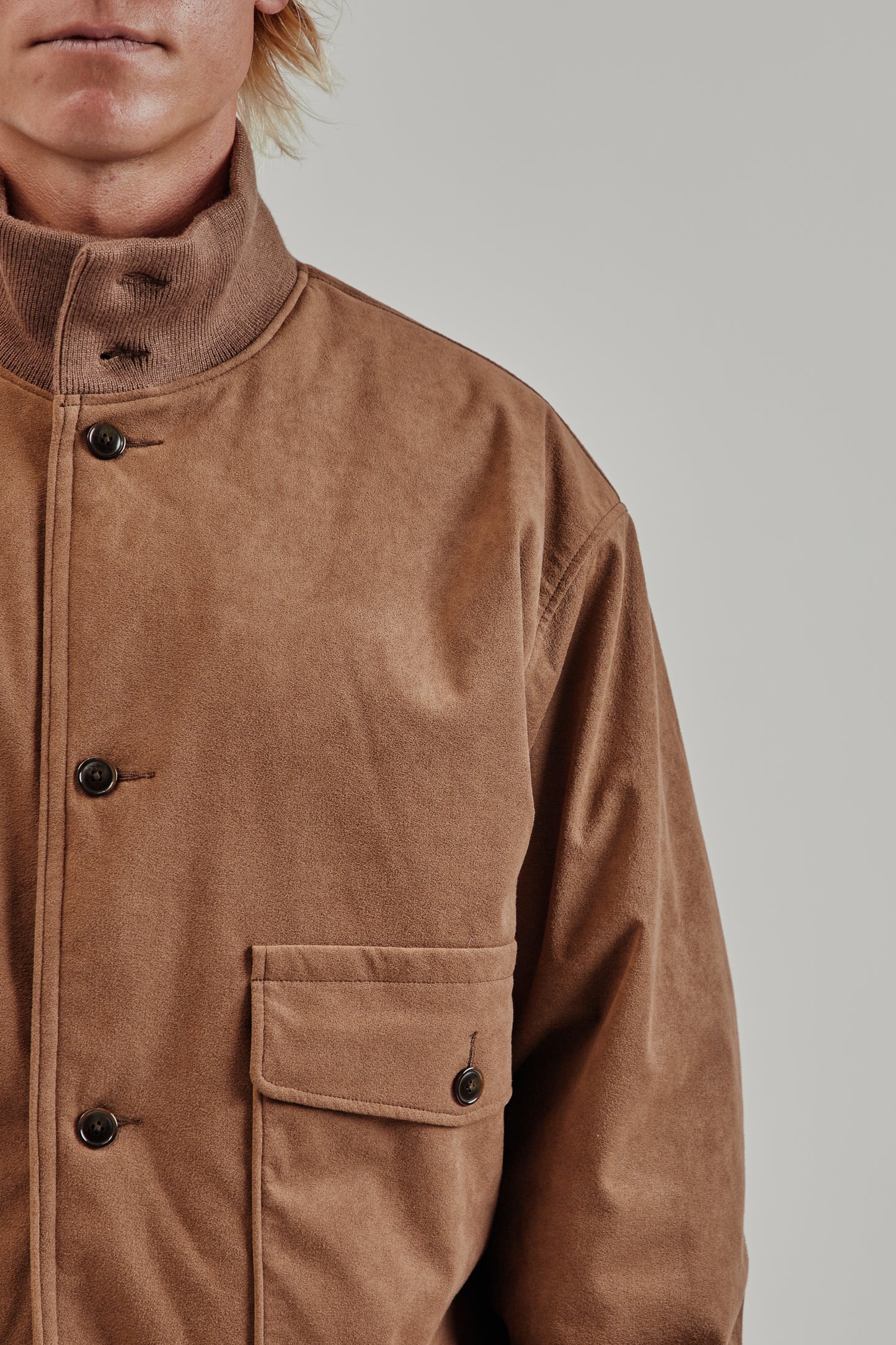 Nanamica FW25 Insulation Crew Jacket Beige 7