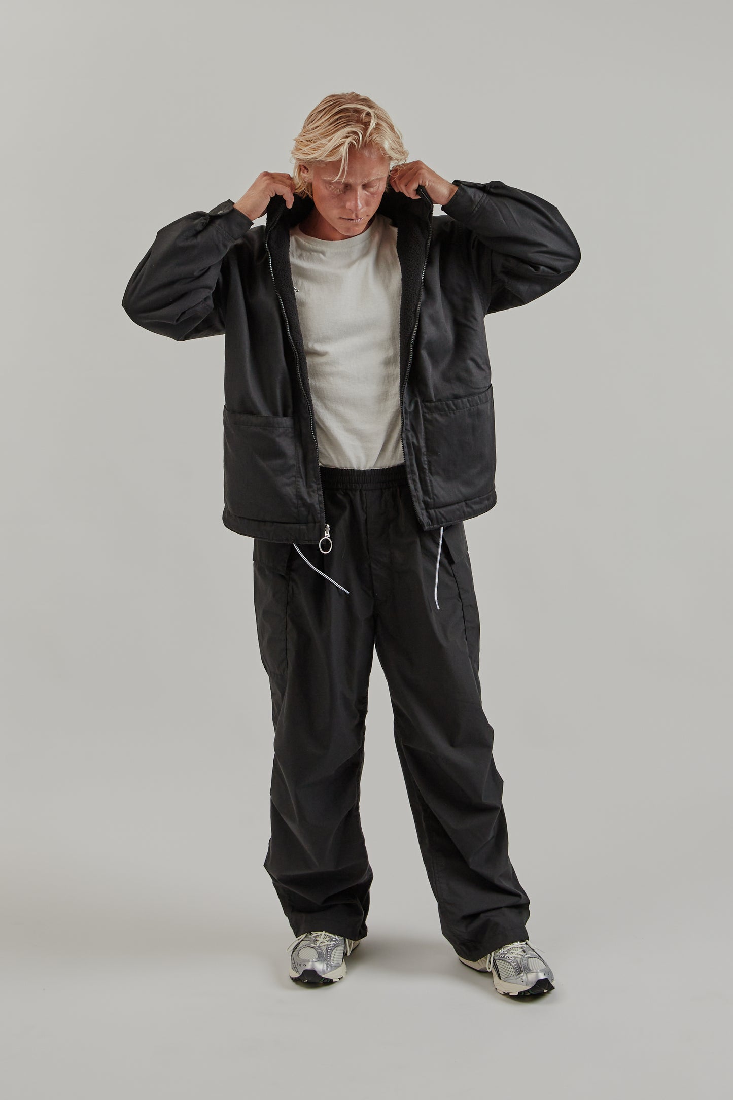 Nanamica FW25 Reversible Dock Jacket Black 23