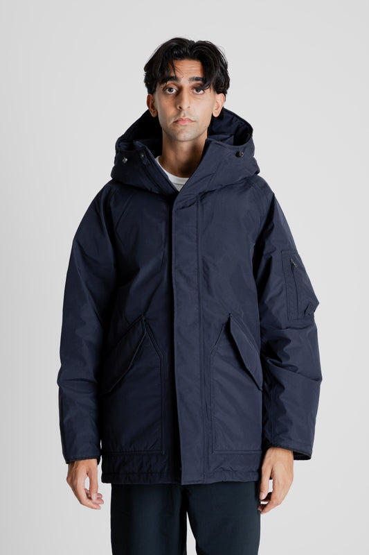 Nanamica GORE-TEX Down Coat in Navy