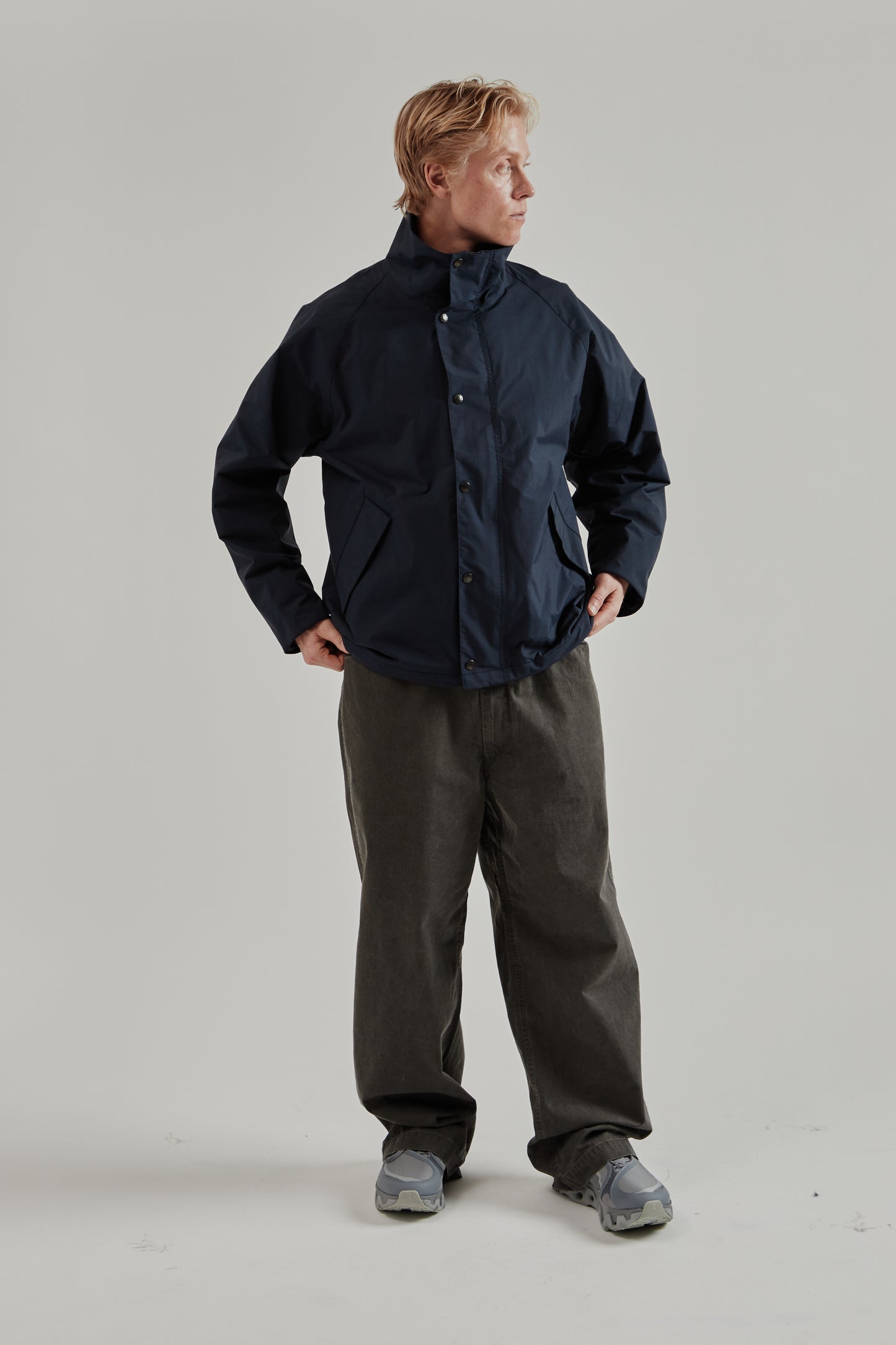 Nanamica SS26 2L Pertex Unlimited Field Short Jacket Navy 14