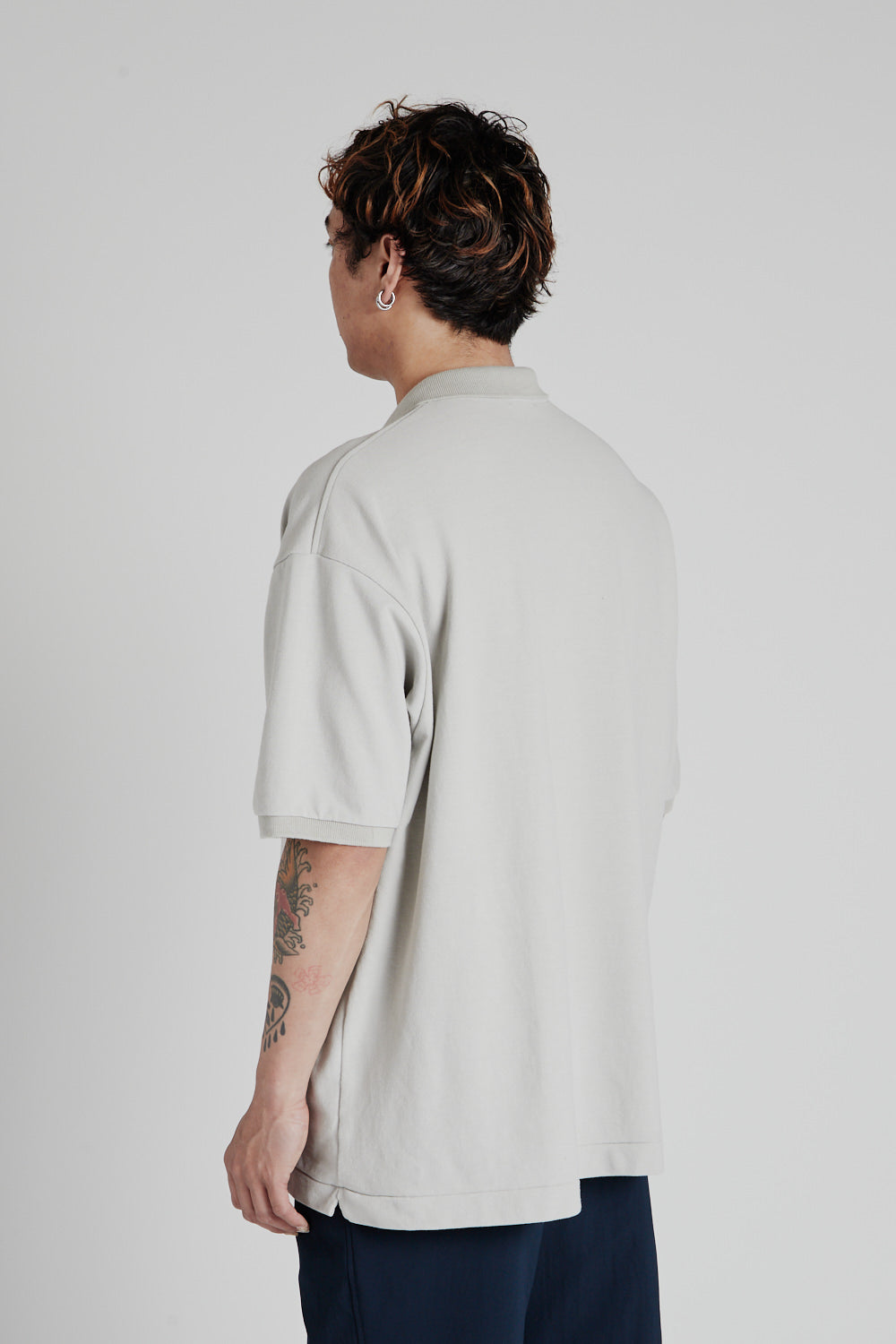 S/S Polo Shirt - Light Gray - Wallace Mercantile Shop